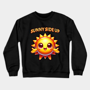 Sunny Side Up Smiling Sun Crewneck Sweatshirt